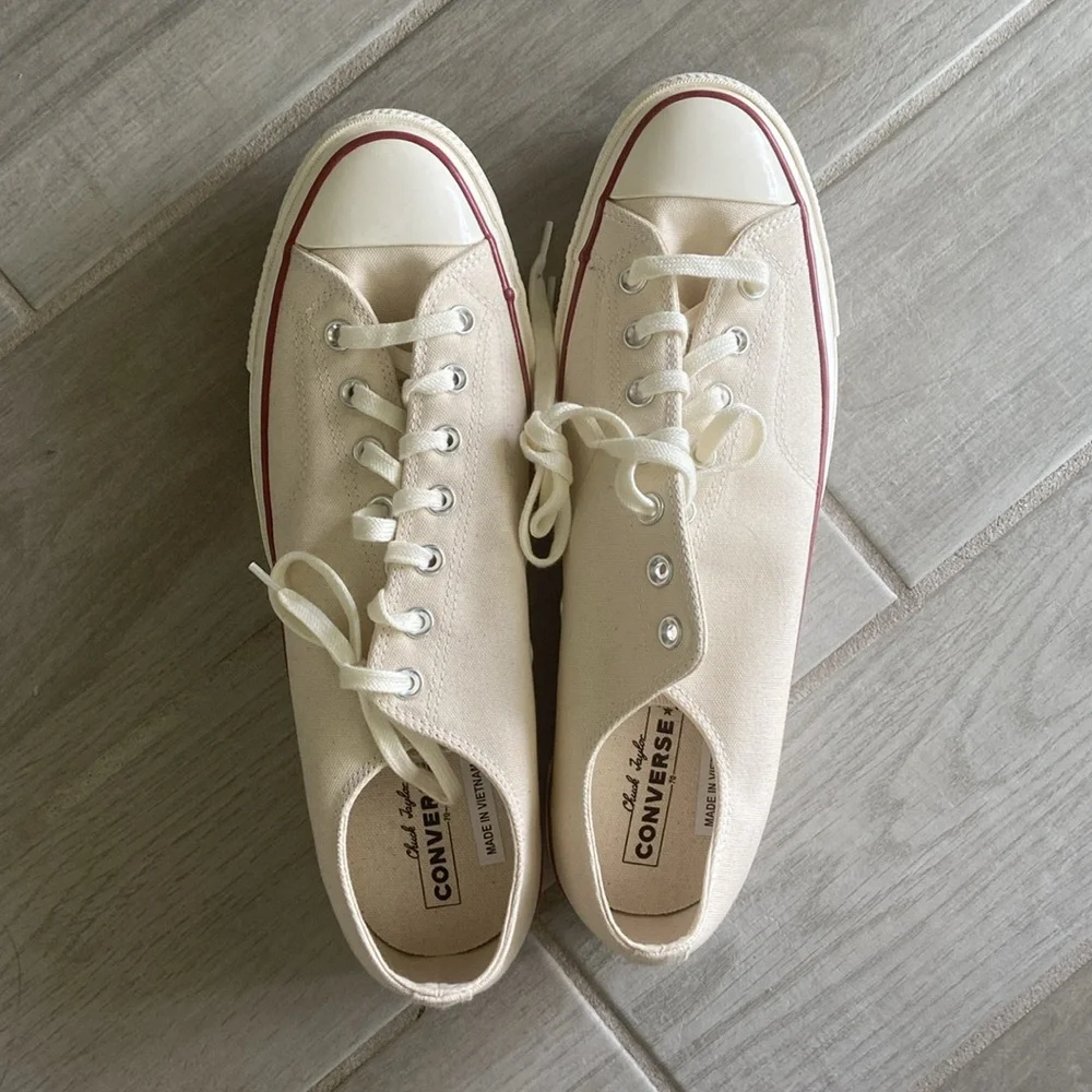 Converse Chuck Taylor All Star | Classic Cream Canvas Sneakers | NEW | size 13m